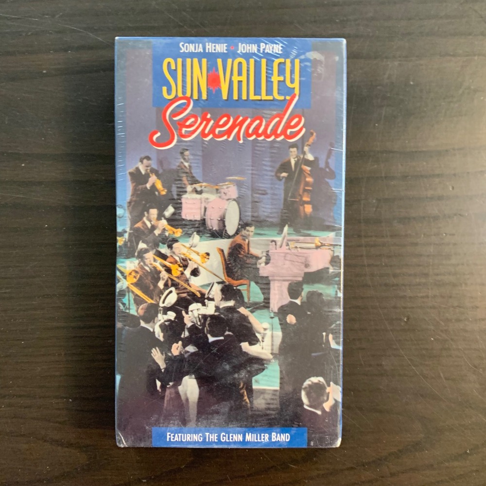 Sun Valley Serenade VHS 1991 Fox Video‎ Glenn Miller Sonja Henie Sealed 1733-32